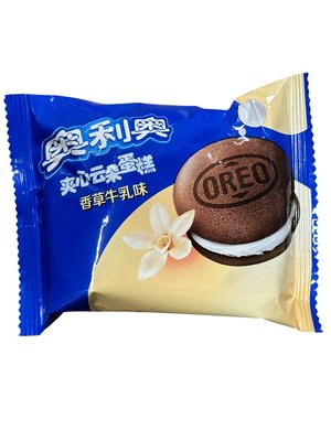 Печиво шоколадне Oreo з ванільно-вершковою начинкою 22г id_9403 фото