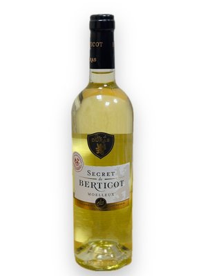 Столове вино біле сухе Secret de Berticot Cotes de Duras AOC 11.5% 0.75л, Франція id_9456 фото