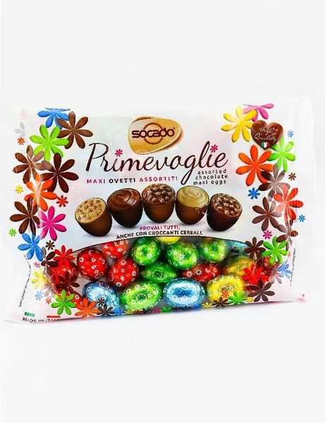 Асорті шоколадних цукерок яєчок Socado Primevoglie 1кг, Італія id_2936 фото