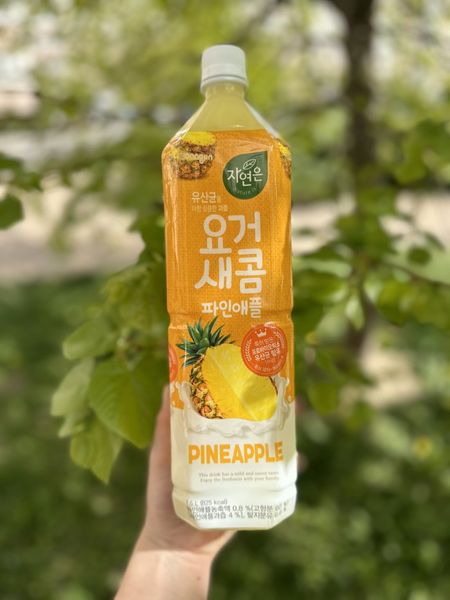 Напій йогуртовий з ананасовим соком Woongjin Nature's 1.5л, Корея id_9255 фото