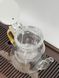 Чайник-заварник для чаю Тіпод Квітучий камінь із жаростійкого скла 650мл, Китай id_8954 фото 5
