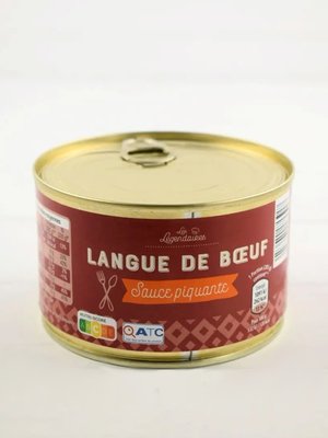 Телячий язик в пікантному соусі Langue De Boeuf Sauce Piquante м'ясна консерва 326г, Франція id_285 фото