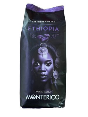 Кава в зернах Monterico Ethiopia 100% преміальна ефіопська арабіка 1кг, Іспанія id_8098 фото