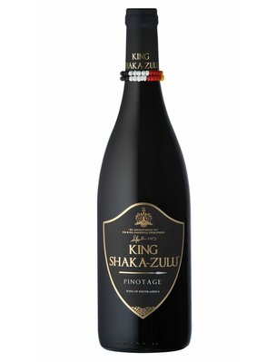 Столове вино червоне сухе King Shaka-Zulu Pinotage 14% 0.75л, ПАР id_9445 фото