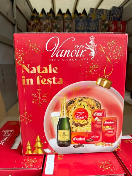 Різдвяний подарунковий набір преміальної якості Vanoir Natale in Festa Red із 5 складових, Італія id_8514 фото