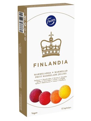 Мармелад фруктовий Fazer Finlandia асорті 260г, Фінляндія id_9136 фото