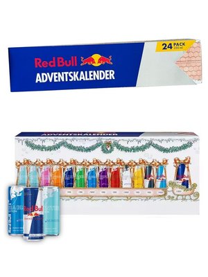 Адвент-календар Red Bull Adventskalender 2024 з енергетичними напоями 24 шт по 250мл. Німеччина id_10385 фото