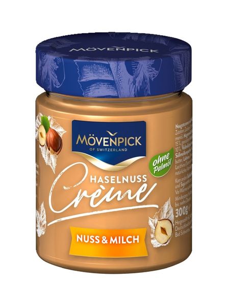 Молочний крем Movenpick Haselnuss Creme Nuss and Milch з фундуком 300г, Швейцарія id_559 фото