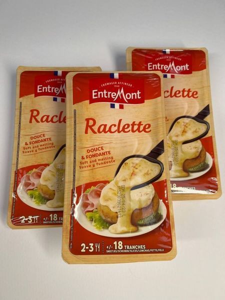 Сир Раклет EntreMont Raclette нарізаний 400г, Франція id_3228 фото