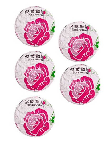 Елітний чай Шу Пуер міні точа з з трояндою 5шт по 6г, Китай id_3332 фото