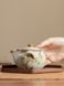 Чайник в стилі династії Сун "Весняне кошеня" ручної роботи крижана глазур 200мл, Китай id_9086 фото 5