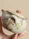 Чайник в стилі династії Сун "Весняне кошеня" ручної роботи крижана глазур 200мл, Китай id_9086 фото 4