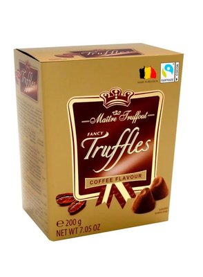 Шоколадні цукерки трюфелі Maitre Truffout Truffles Flavour зі смаком кави 200г id_2014 фото