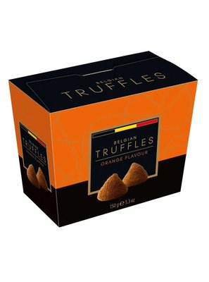 Трюфельні цукерки Belgian Truffles Orange Flavour зі смаком апельсина 150г, Бельгія id_8669 фото