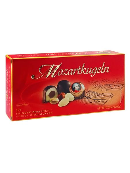 Цукерки Schluckwerder Mozartkugeln фісташковий марципан в шоколаді 200г, Німеччина id_9138 фото