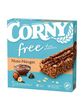 Злакові батончики з фундуком та нугою Corny Nuss Nougat Free без цукру 120г, Німеччина