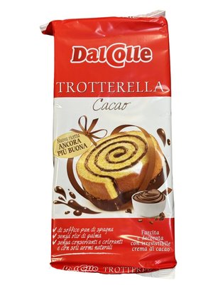Ніжний бісквіт Dal Colle Trotterella з шоколадним кремом 192г, Італія id_9292 фото