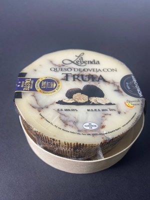 Сир овечий La Leyenda Queso De Oveja Con Trufa з чорним трюфелем 50% 190г, Іспанія id_8063 фото