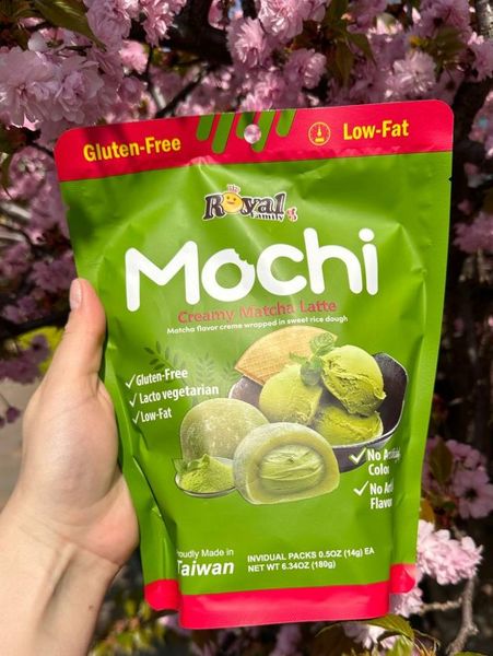 Японські тістечка Мочі Royal Family Mochi Creamy Matcha Latte вершковий матча лате 180г, Тайвань id_8934 фото