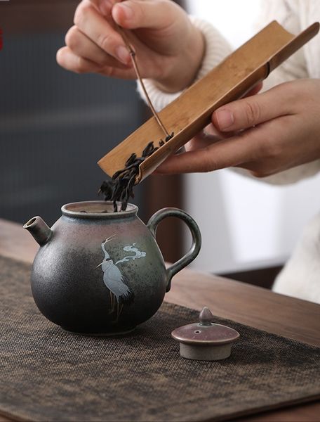 Чайник Сі Ши із тонкостінної кераміки в японському вінтажному стилі Ruihe Chengxiang 260мл, Китай id_9082 фото