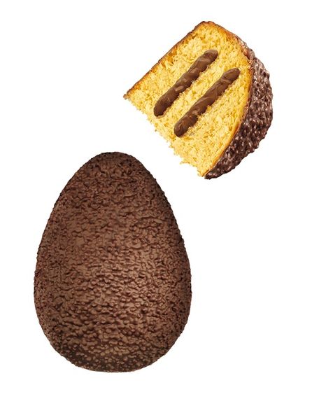 Панеттоне Dalcolle  Uovo nocciola Великоднє яйце у шоколадній глазурі та з фундучним кремом 750г, Італія id_8881 фото