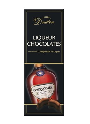 Шоколадні цукерки Doulton Liqueur Chocolates Courvoisier Cognac з коньяком 150г, Німеччина id_7609 фото
