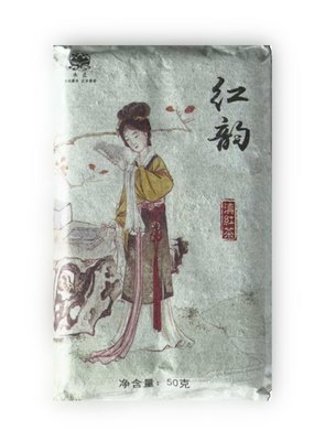 Червоний чай Шу Пуер Гейша цеглина 50г, Китай id_926 фото