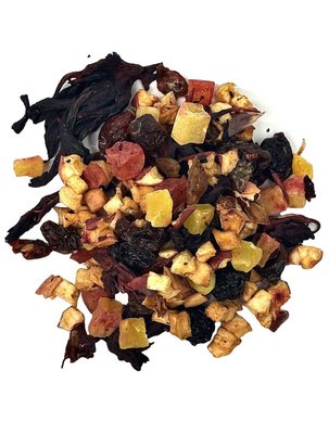 Натуральний чай Нахабний фрукт: Шматочки малини, шипшини та тропічних фруктів 50г. id_9647 фото