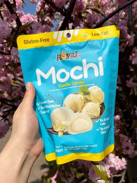 Японські тістечка Мочі Royal Family Mochi Vanilla Cream вершкова ваніль 180г, Тайвань id_8936 фото