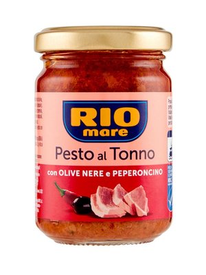 Песто з тунця з оливками та перчиком пеперончіно Rio Mare Pesto al Tonno con Olive nere e Peperoncino 130г, Італія id_9976 фото