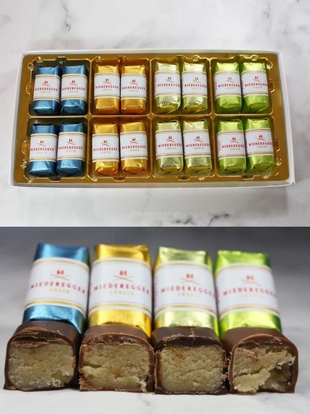 Марципанові цукерки Niederegger Marzipan Liqueur Collection з лікерною начинкою 200г, Німеччина id_9141 фото