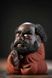 Фігурка Чайний вихованець "Патріарх Бодхідхарма" для чайної церемонії ісинська кераміка ручної роботи id_9192 фото 5