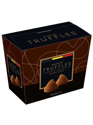 Трюфельні цукерки Belgian Truffles Extra Dark екстрачорний шоколад 150г, Бельгія id_8671 фото
