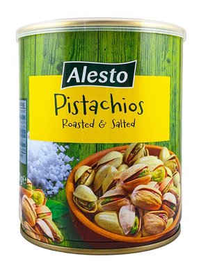 Фісташки Alesto відбірні смажені та солені ж/б 350г, Німеччина id_9770 фото