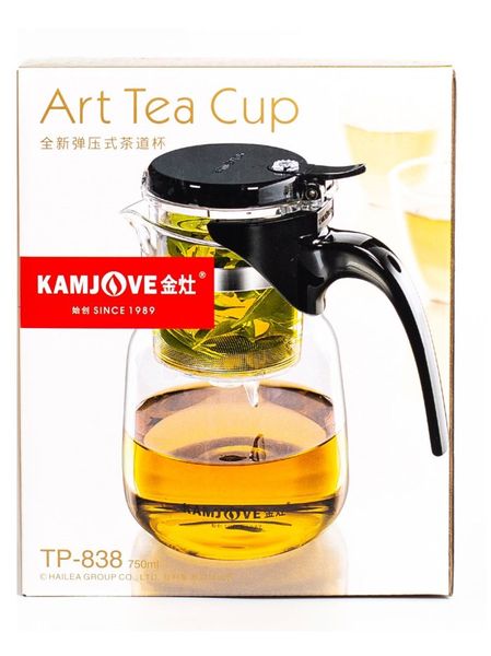 Заварювальний чайник Kamjove Art Tea Cup Ізіпод Тіпод TP-838 750мл, Китай id_8319 фото