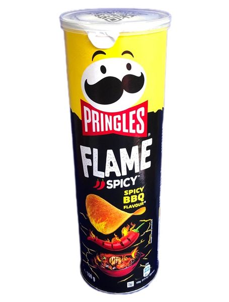 Чіпси Pringles Flame Spicy BBQ вогняно гострі 160г, Великобританія id_9927 фото