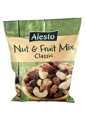Суміш горіхів та сухофруктів Alesto Nut Fruit Mix classic: журавлина, грецький горіх, мигдаль, родзинки 250г, Німеччина id_9769 фото