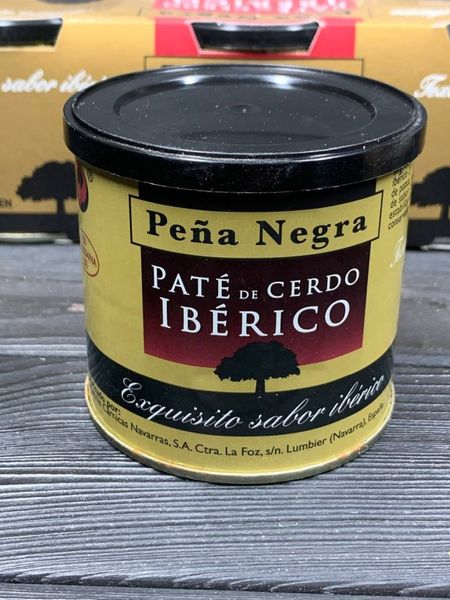 Паштет з іберійської свині Pena Negra Pate de Cerdo Iberico 250г, Іспанія id_1883 фото