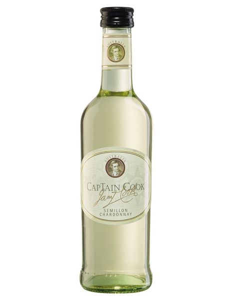 Столове вино біле сухе Captain Cook Semillon Chardonnay 12% 0.75л, Австралія id_9457 фото