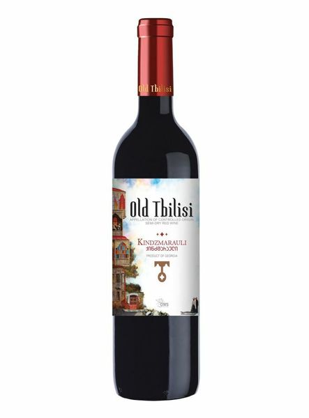 Вино Old Tbilisi Kindzmarauli червоне напівсолодке 11.5% 0.75л Грузія id_110 фото