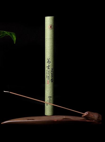 Пахощі для чайної церемонії Buddha Aromatic Line Incense Ai Cao Xiang Полиновий ладан заспокійливий 20г id_9092 фото