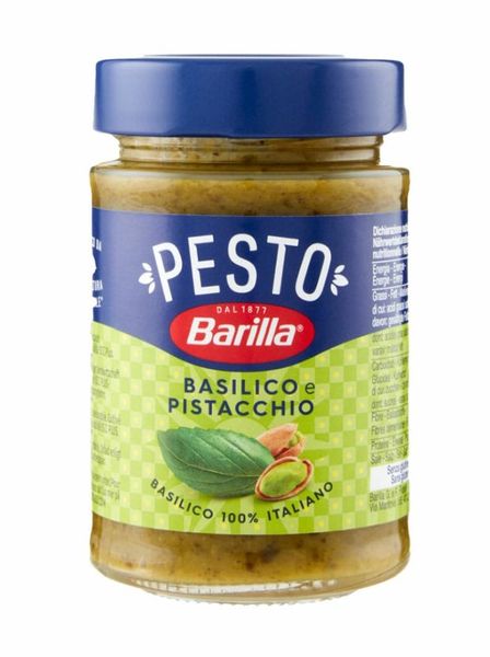 Соус Песто з базиліком та фісташками Barilla Pesto Basilico e Pistacchio с/б 190г, Італія id_7766 фото