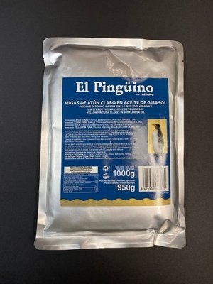 Тунець пелюстками El Pingüino de girasol в соняшниковій олії в фользі 1кг, Іспанія id_3185 фото