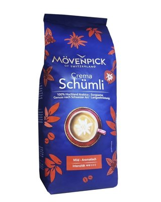 Кава зернова Movenpick Crema Schumli арабіка 100% 1кг, Швейцарія id_1580 фото