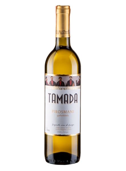 Вино Tamada Pirosmani біле напівсолодке 14.5% 0.75л Грузія id_145 фото