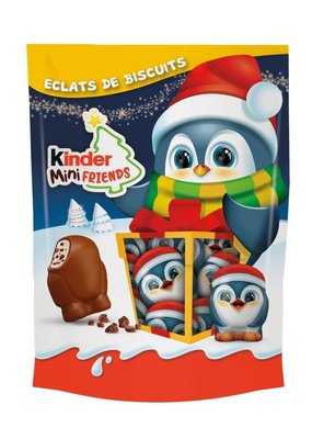 Шоколадні фігурки Kinder Mini Friends пінгвіни 122г, Італія id_8378 фото