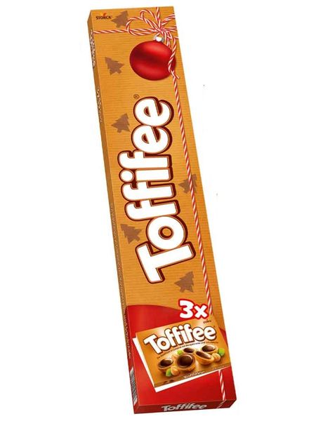 Цукерки Toffifee Різдвяні з фундуком карамеллю та нугою 375г, Німеччина id_2685 фото