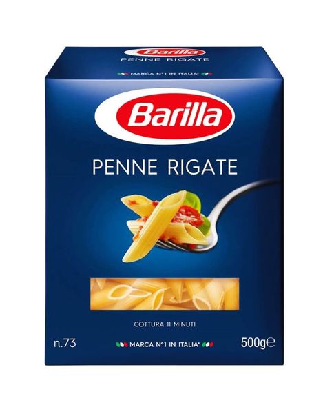 Макарони Barilla Penne Rigate 500г, Італія id_611 фото