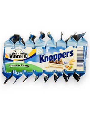 Вафлі Knoppers Joghurt з йогуртово-фундуковою начинкою 8шт 200г, Німеччина id_9512 фото