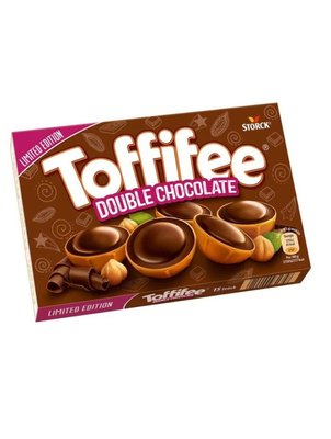 Цукерки з цільним фундуком Toffifee Double Chocolate Limited Edition 125г, Німеччина id_3136 фото